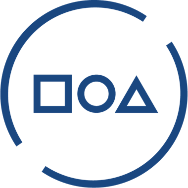 Icon square circle triangle