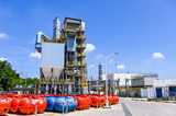 Red metal alkyls tanks at Jiaxing site