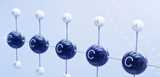 3D molecular drawing of peroxides