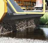 A machine using bitumen emulsifiers in asphalt work