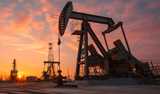 Oil rig - Pumpjack drilling