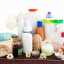 Shampoos, lotions and other products.