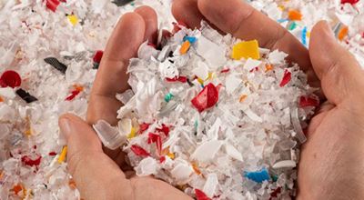 Polymer Recycling - Close up
