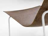 A chair seat crafted from bio-based material
