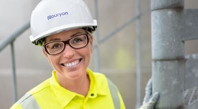 Woman working as an engineer for Nouryon