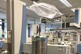Laboratory setup for gas analysis—used to evaluate emissions and chemical compositions.