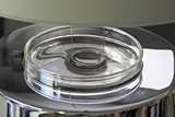 Tensiometer setup for measuring surface tension—used in formulation and product testing.