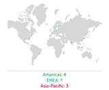 14 innovation centers of Nouryon around the world