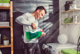 Detergent bottle graphic—illustrating a sustainable cleaning product case study under Nouryon’s “Grow” initiative.