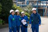 Photo of Nouryon’s Botlek site—showcasing industrial infrastructure and sustainability improvements.