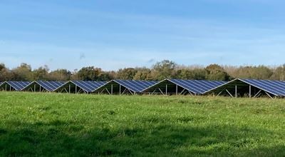 Solar panel installation image—used to illustrate Nouryon’s renewable energy initiatives and site improvements.
