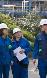 Photo of a frontline leader safety training session—emphasizing Nouryon’s focus on workplace safety and leadership development.