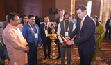 Lighting of the lamp by Nouryon member at the international conference on bitumen emulsion